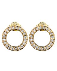 Everneed Caroline - Guld m. Hvide Sten 