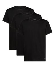 Calvin Klein Classic Fit Crew Neck T-shirt 3-Pack Sort Str. S