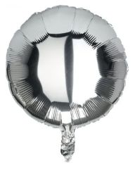 Excellent Houseware 10 stk. Foil Balloons Silver